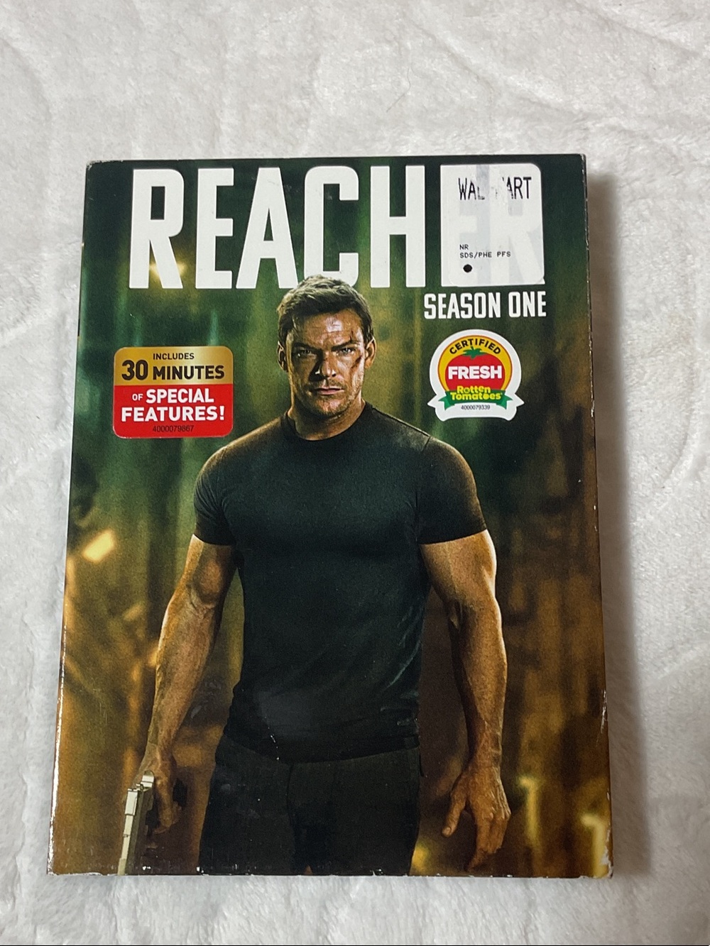 REACHER Season One DVD - Black Cover Art